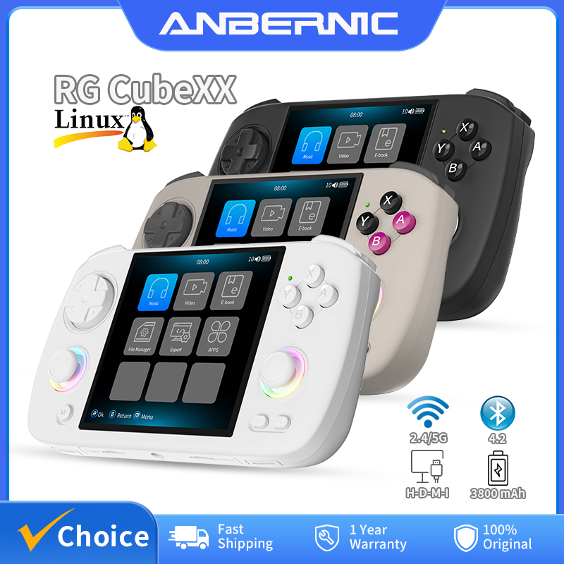 ANBERNIC RG Cubexx Retro Handh - Gaming Console Bluetooth ulasan dan harga