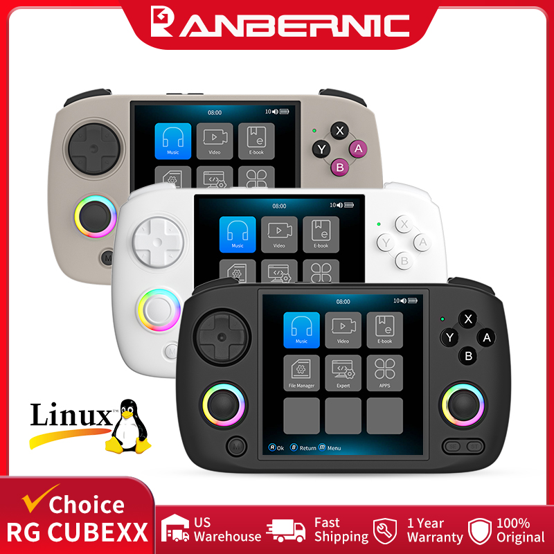 ANBERNIC RG CubeXX Handheld Ga - Gaming Console Bluetooth ulasan dan harga