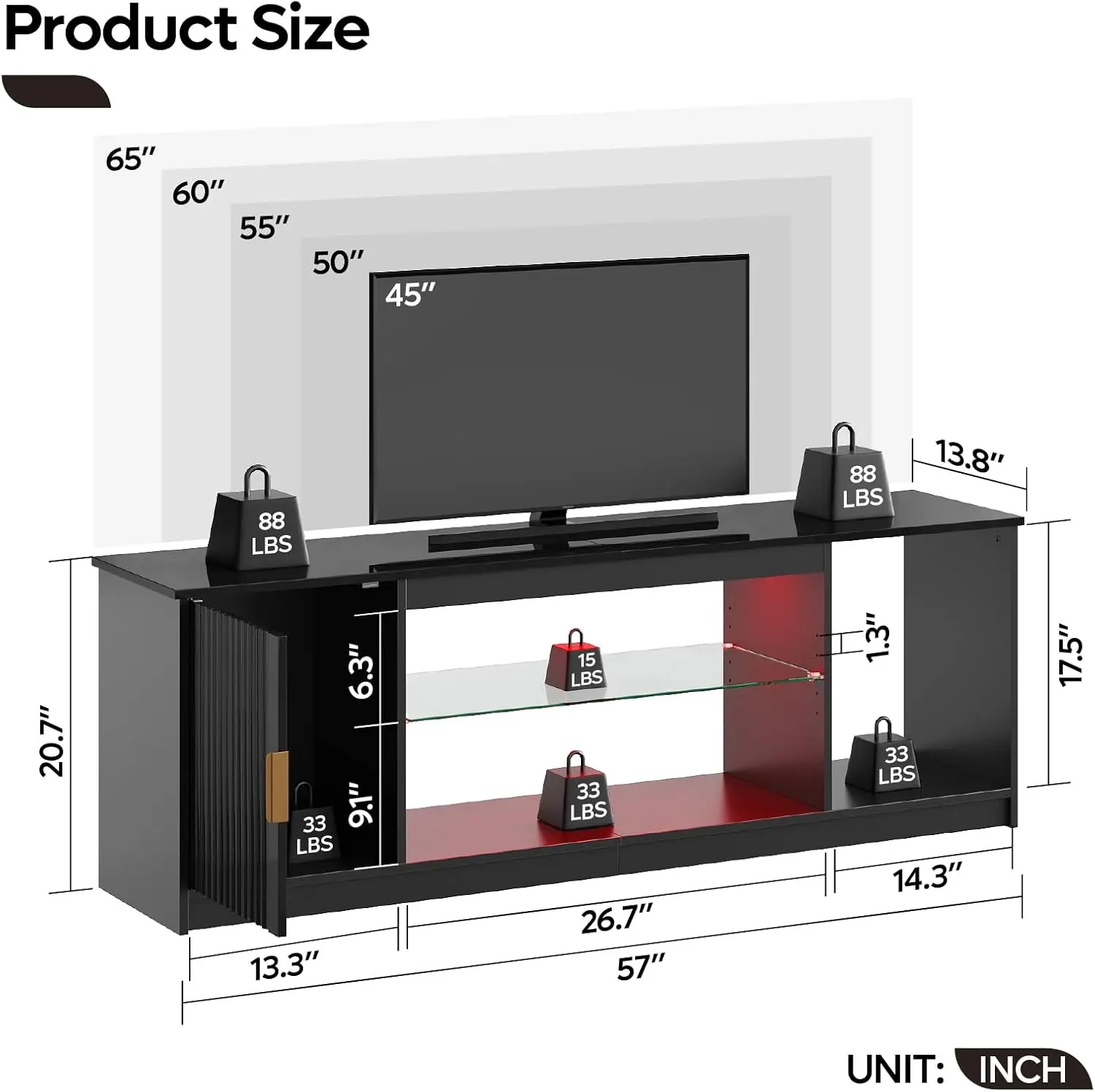 BestsellerFluted TV Stand for  - Gaming Console For Tv Xbox ulasan dan harga