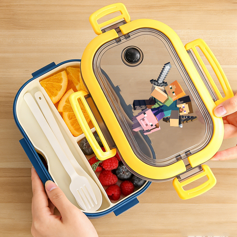 Minecrafted Bento Lunch Box Ga - Gaming Console With Minecraft ulasan dan harga