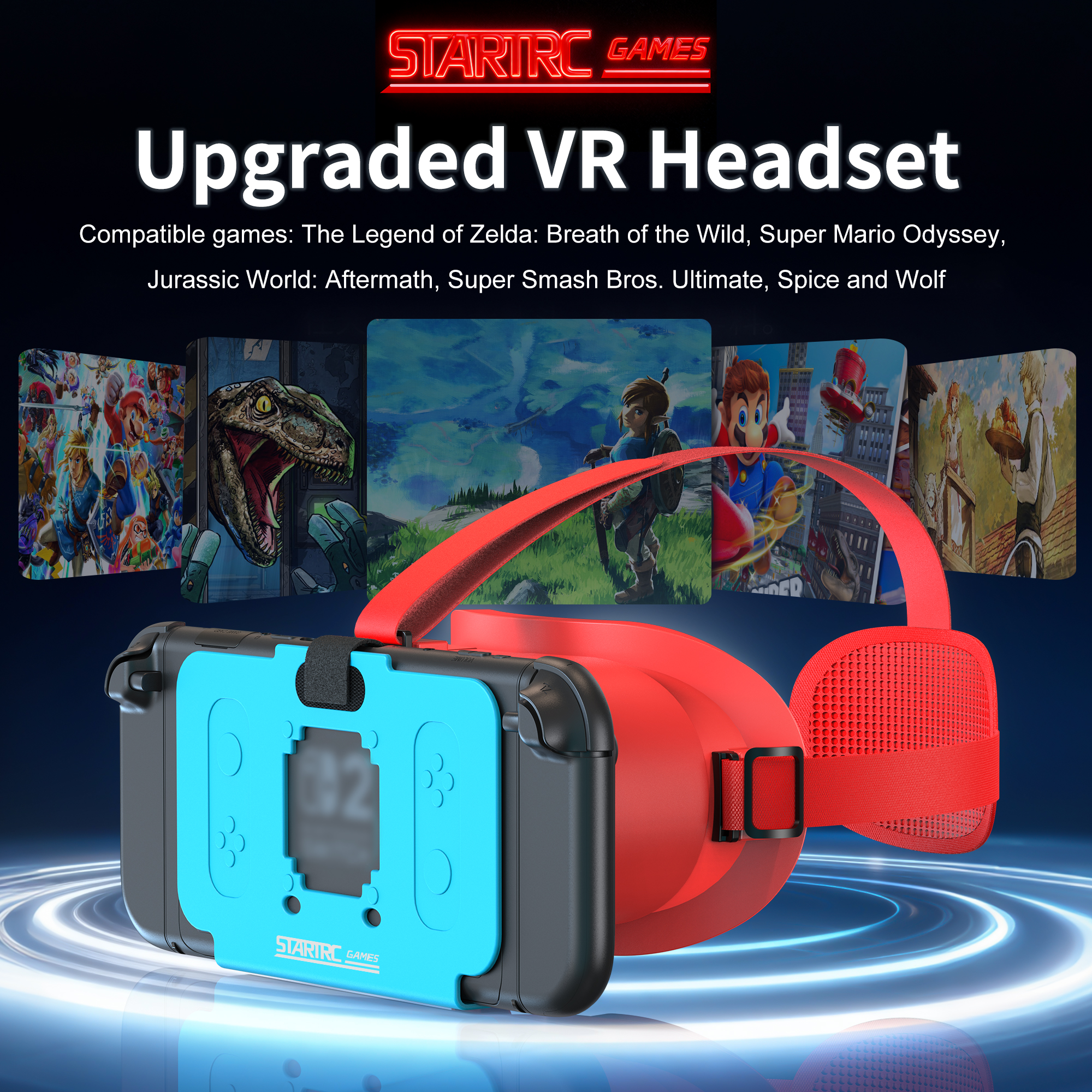 Upgraded VR Headset for Ninten - Gaming Console Headset ulasan dan harga