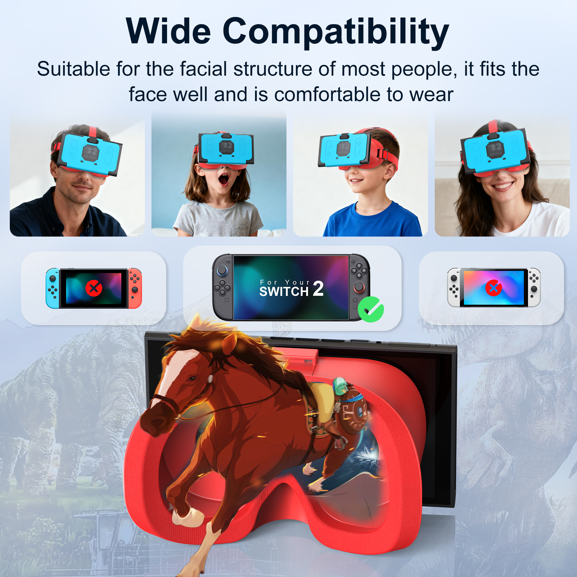 Upgraded VR Headset for Ninten - Gaming Console Headset ulasan dan harga
