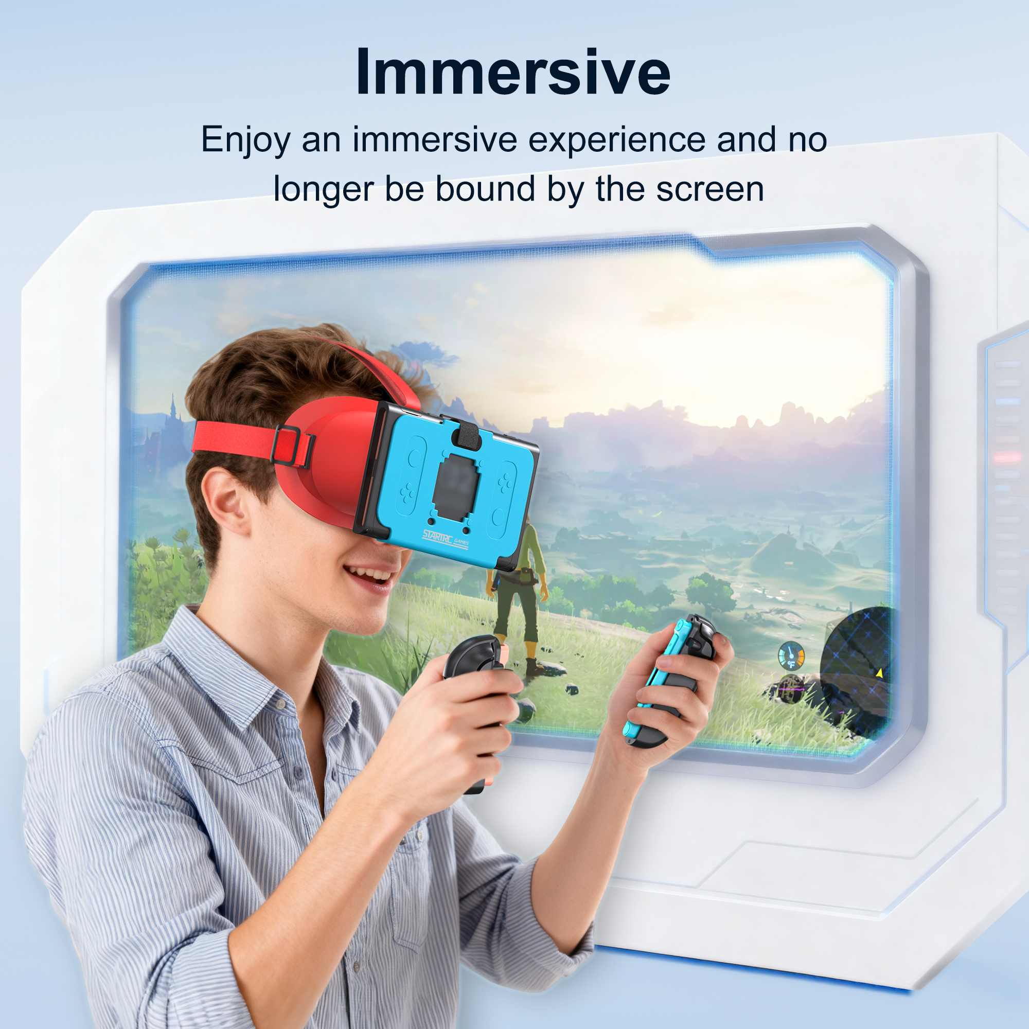 Upgraded VR Headset for Ninten - Gaming Console Headset ulasan dan harga