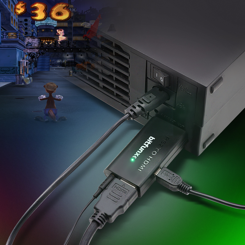 BitFunx PS2 YPBPR To HDMI™ Con - Gaming Console Ps3 ulasan dan harga