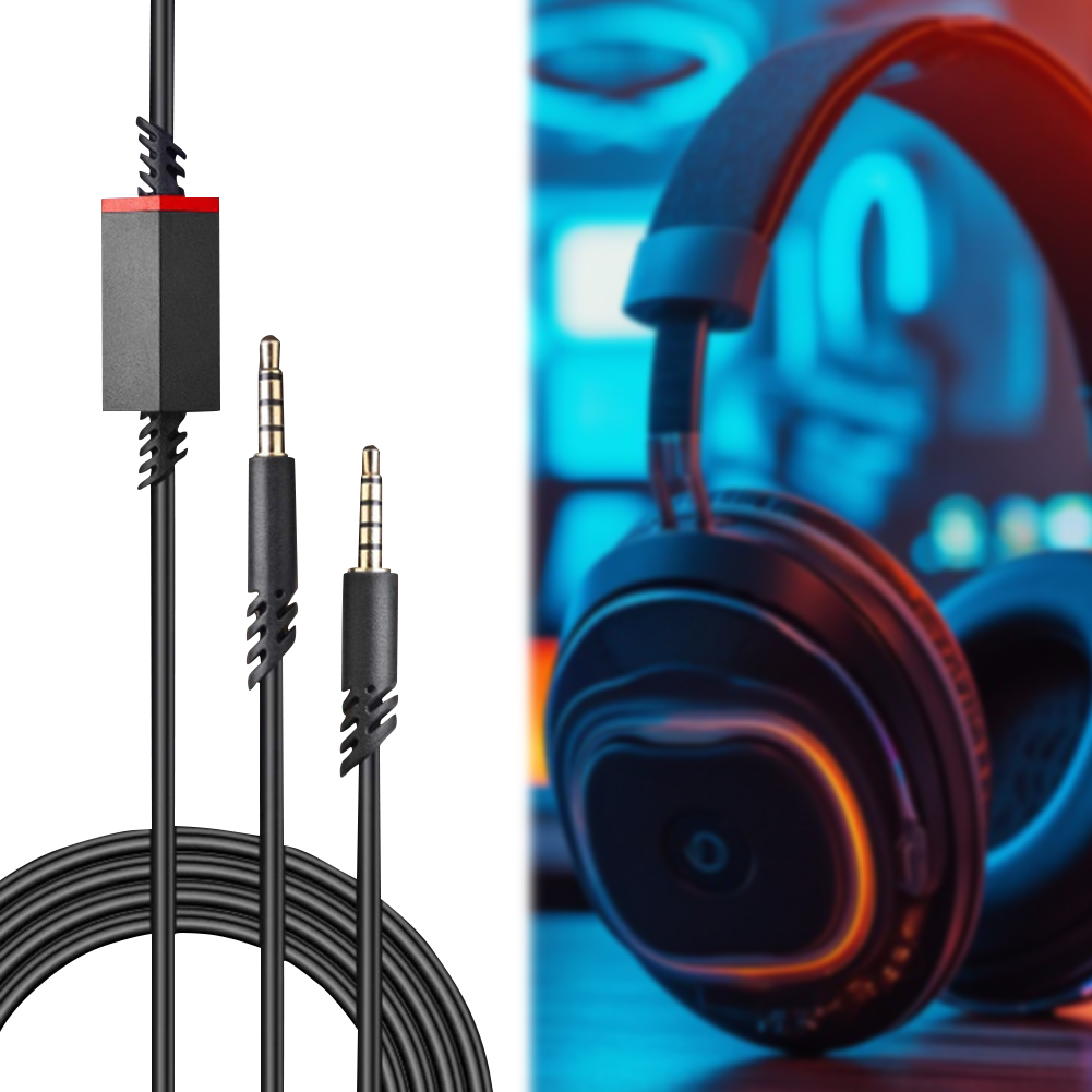 Audio Cable Inline Mute Cord f - Gaming Console Headset ulasan dan harga