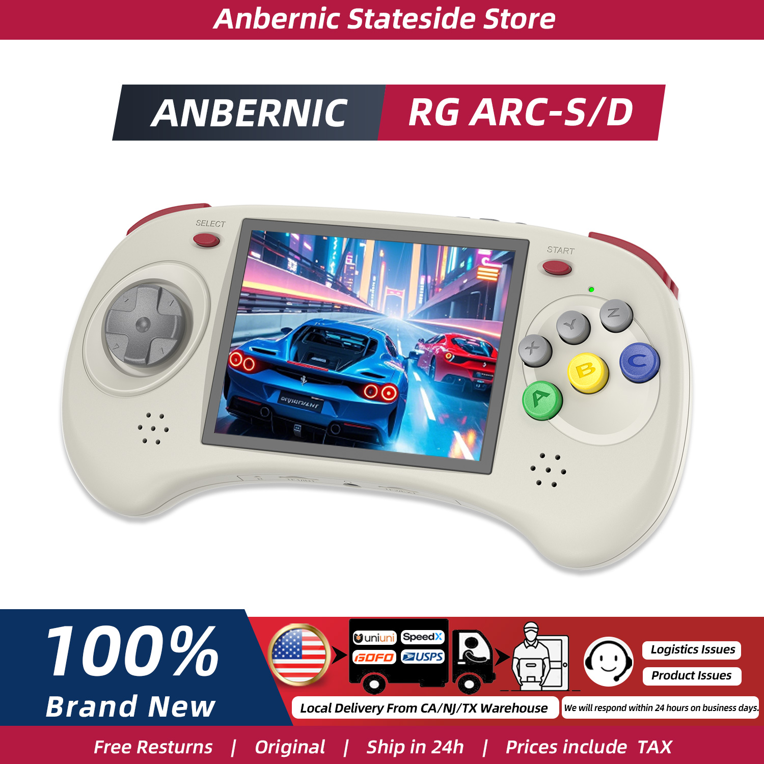 ANBERNIC RG ARC-D RG ARC-S Ret - Gaming Console Bluetooth ulasan dan harga