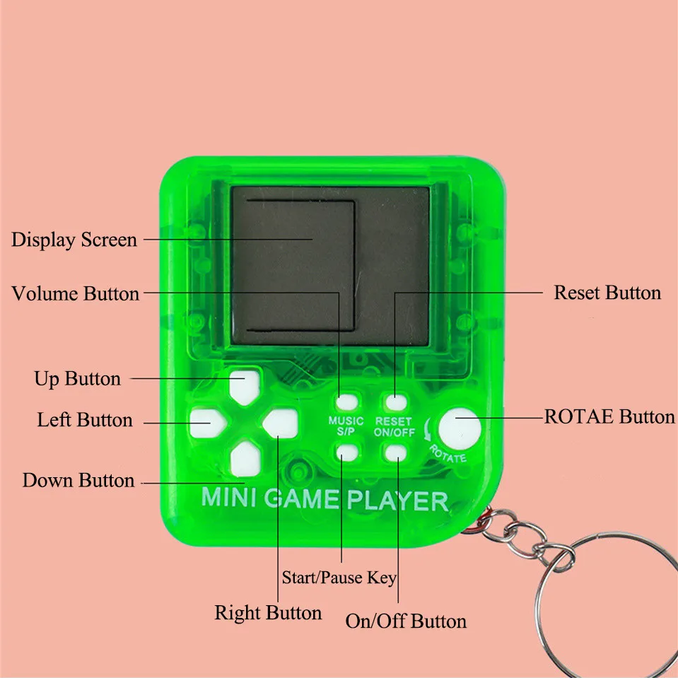 Retro Mini Handheld Game Playe - Gaming Console For Kids ulasan dan harga