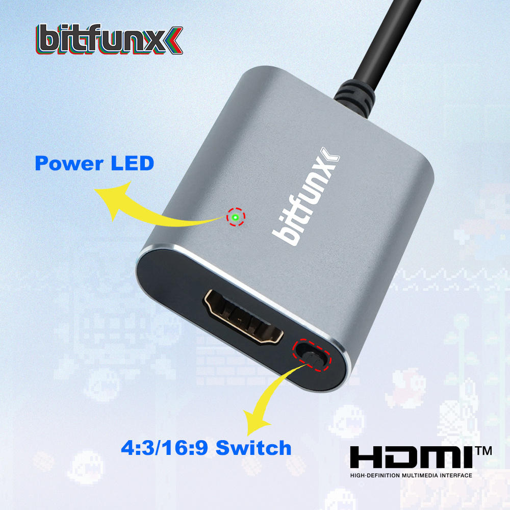 Bitfunx 720P HDMI™ Adapter S-v - Gaming Console Nintendo Switch ulasan dan harga